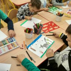 Praca zainspirowana książka pt. Księga dżungli