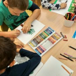 Praca zainspirowana książka pt. Księga dżungli