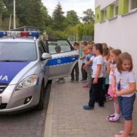 Bezpieczeństwo najmłodszych - wizyta policjanki