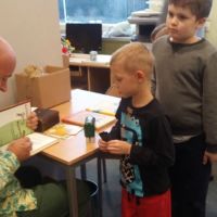 Spotkanie z pisarzem - Łukaszem Wierzbickim