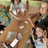 Czas klas partnerskich z czwartoklasistami.